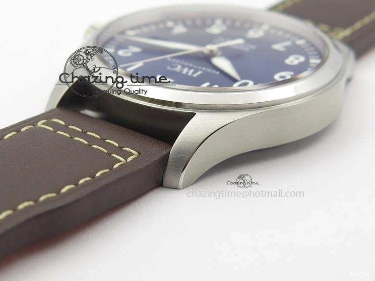 MIROTIME 0223 Mark XVIII Le Petit Prince IW327004 SS Mk Maker Best Edition Blue Dial On Brown Leather Strap A TimelessDesign 7296